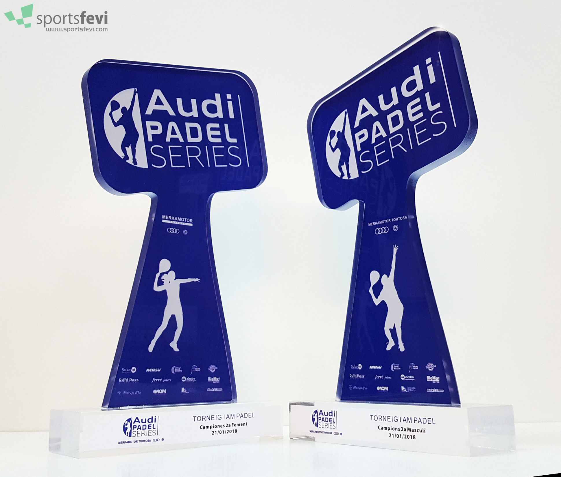 You are currently viewing Trofeos para las Audi Pádel  Series