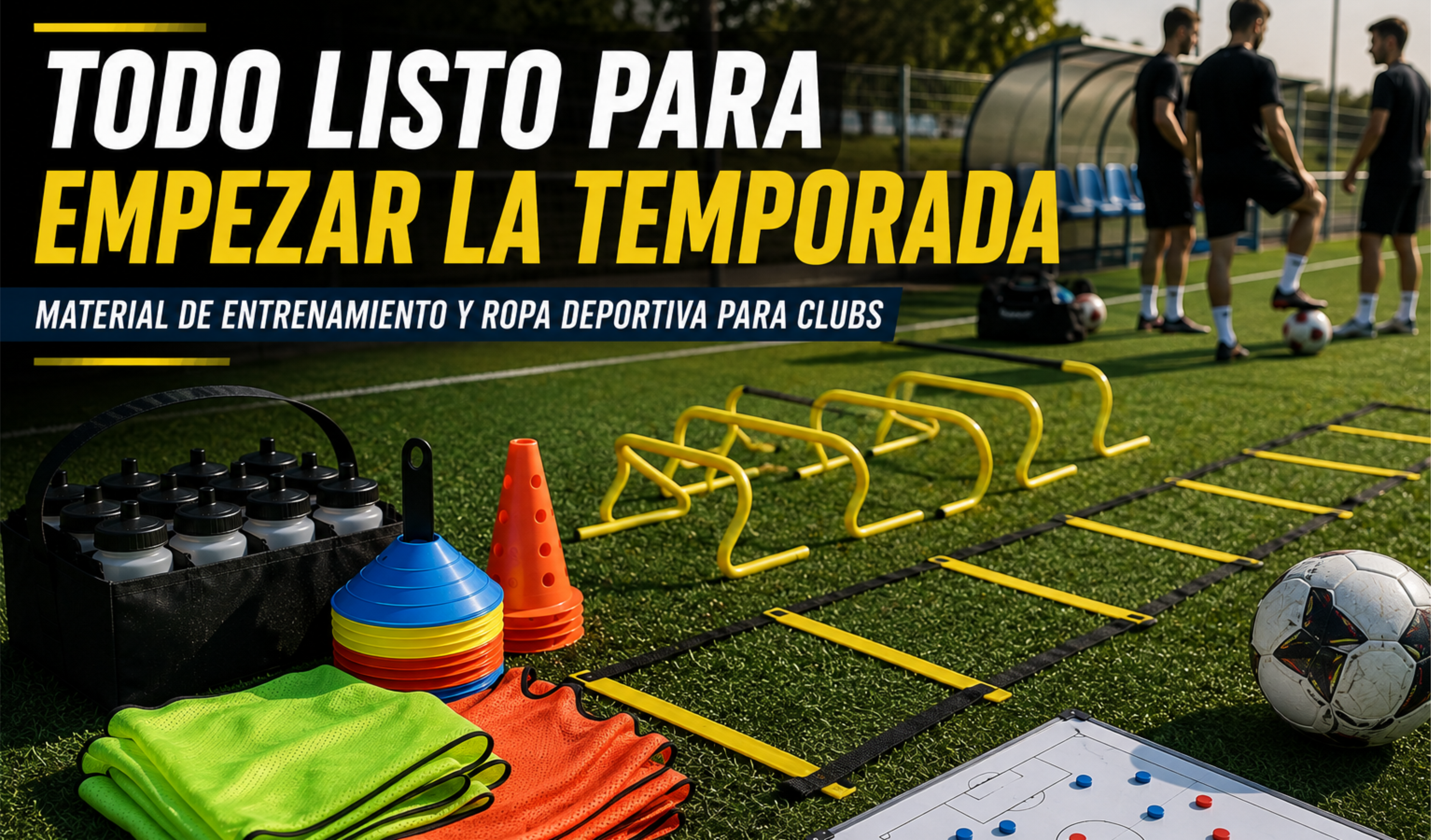 You are currently viewing Empieza la temporada: prepara tu club con material de entrenamiento y ropa deportiva